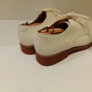 Polo Ralph Lauren shoes. White suede lace up. Size 10